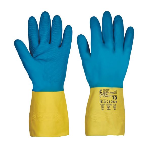 CASPIA kesztyű latex/neopren